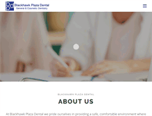 Tablet Screenshot of blackhawkplazadental.com